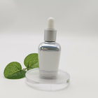 Cosmetic Skincare Container Round Clear Glass Essential Oil Serum Dropper Bottles